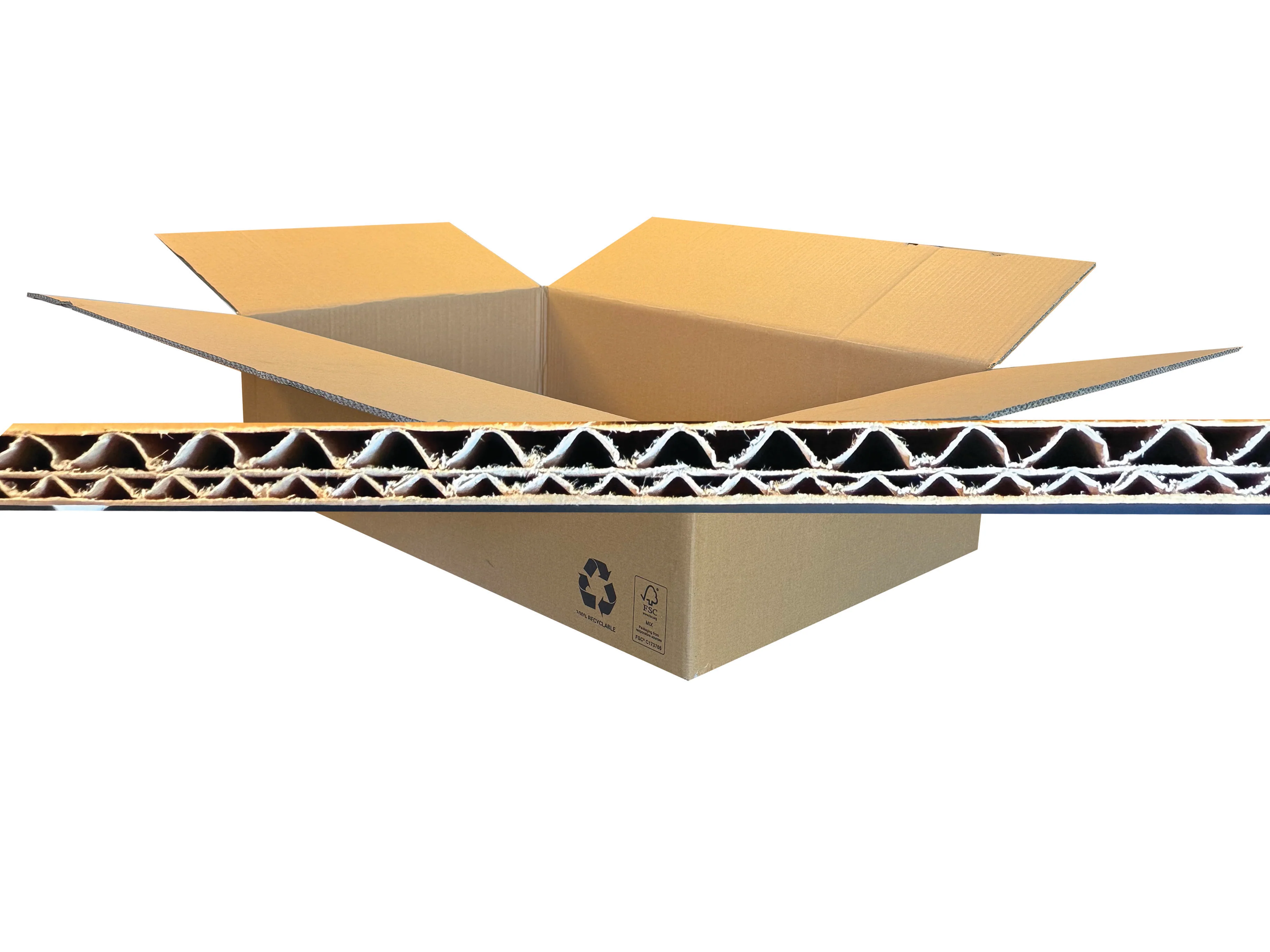 New Printed Strong Double Wall Box - 715mm x 457mm x 184mm - Image 2