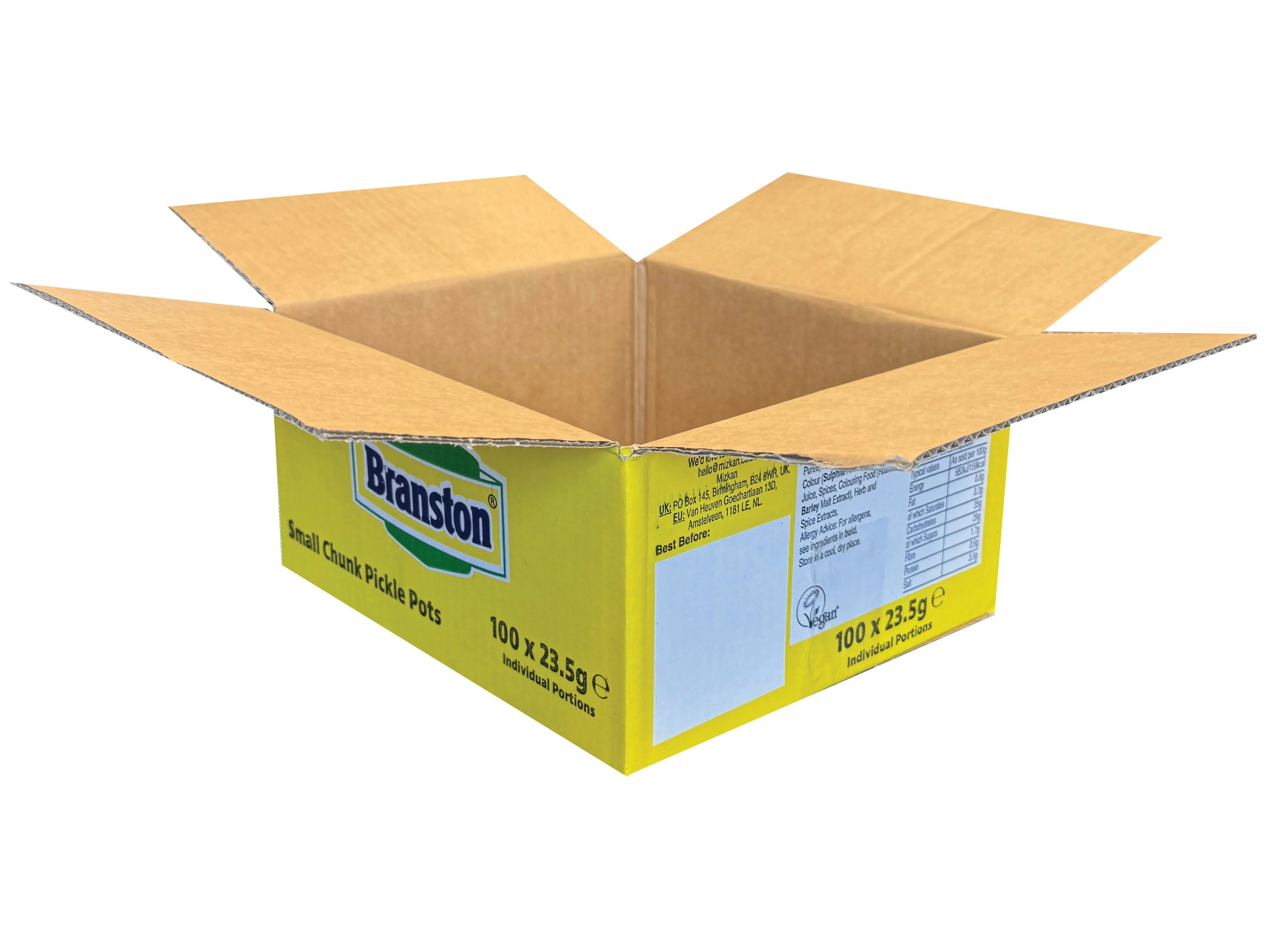 New Printed Strong Single Wall Box - 250mm x 215mm x 120mm