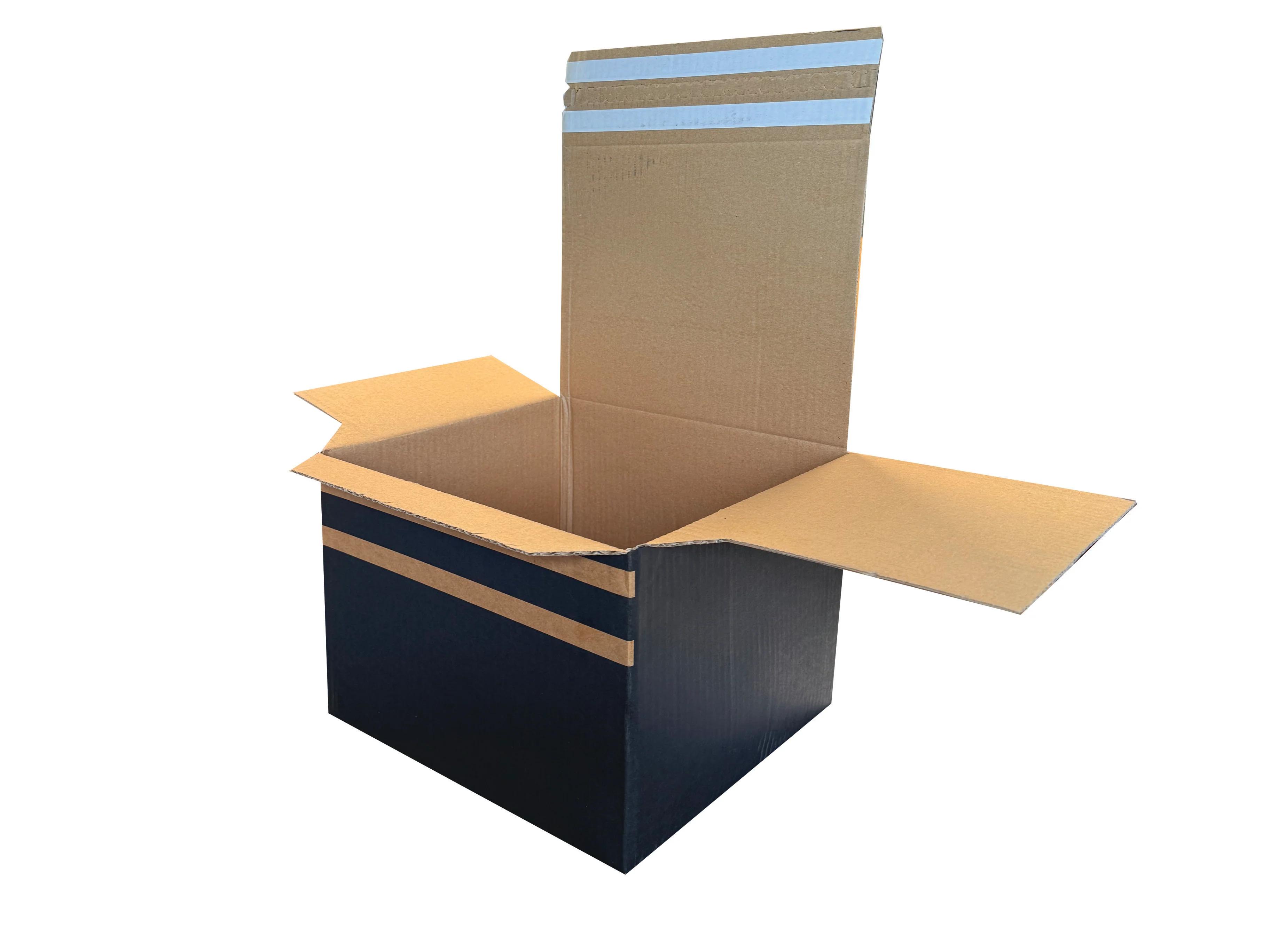 New Printed Strong Single Wall Box - 280mm x 255mm x 235mm