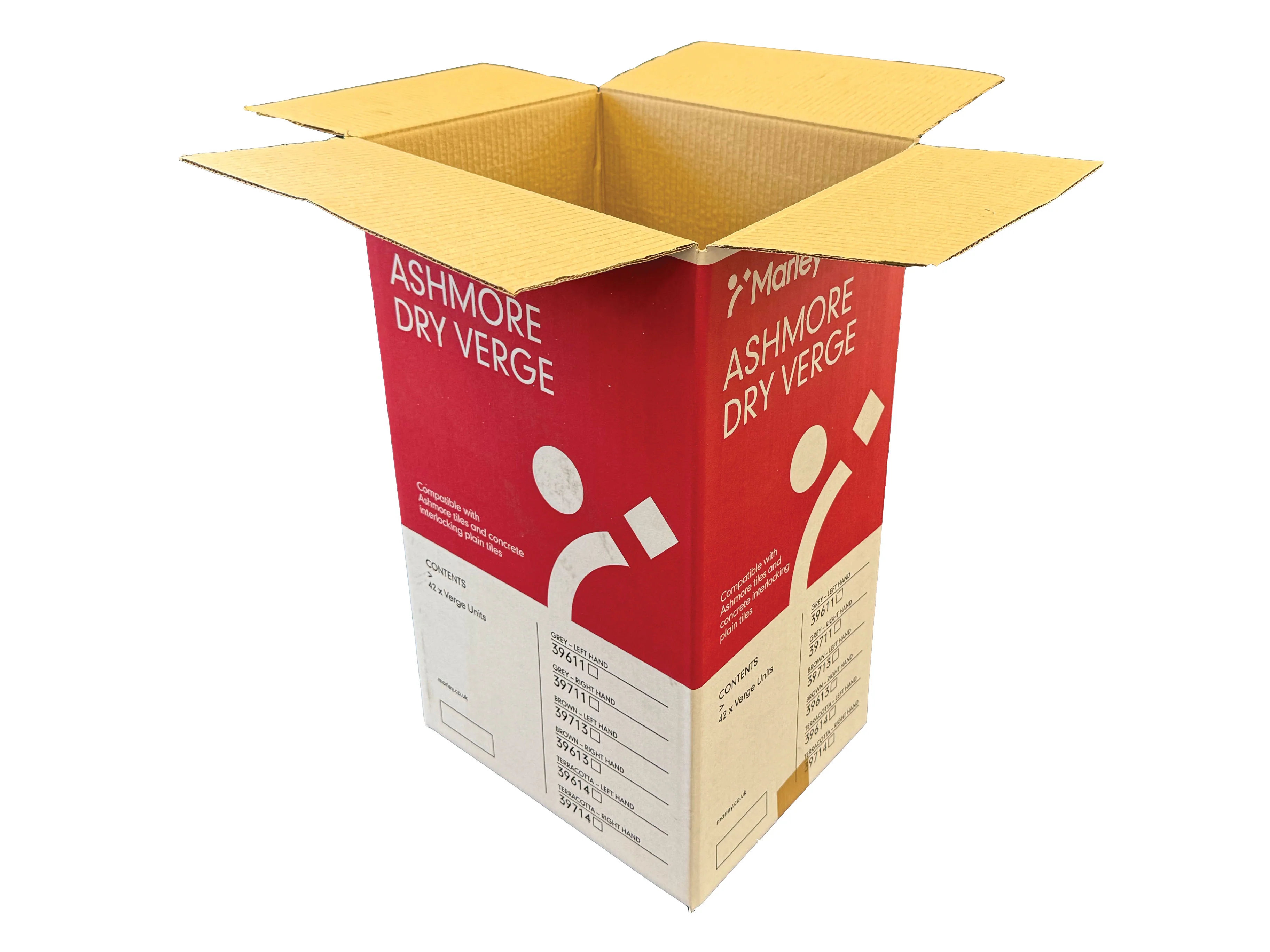 New Printed Strong Single Wall Box - 305mm x 250mm x 510mm