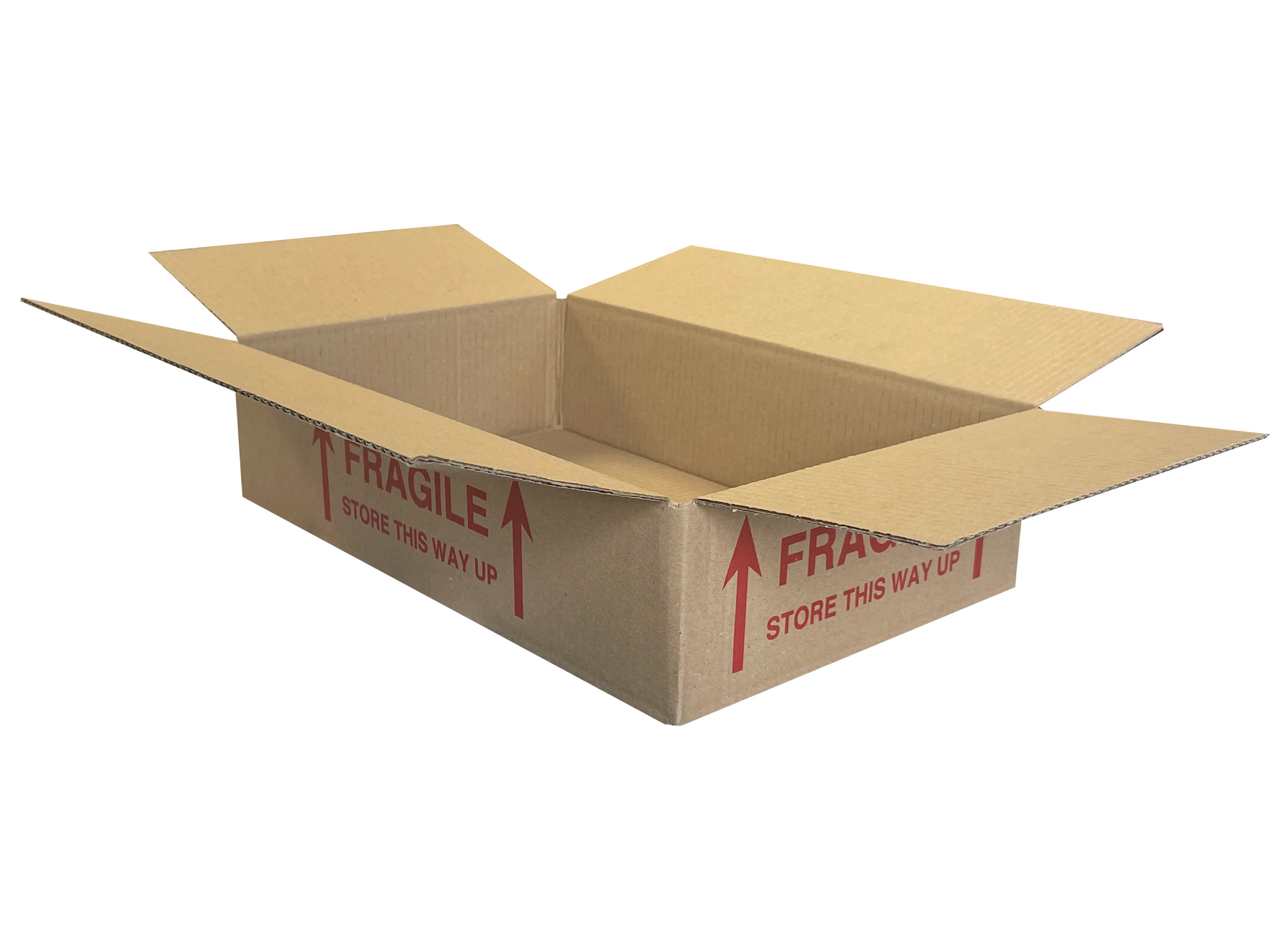 New Printed Strong Single Wall Box - 319mm x 214mm x 79mm