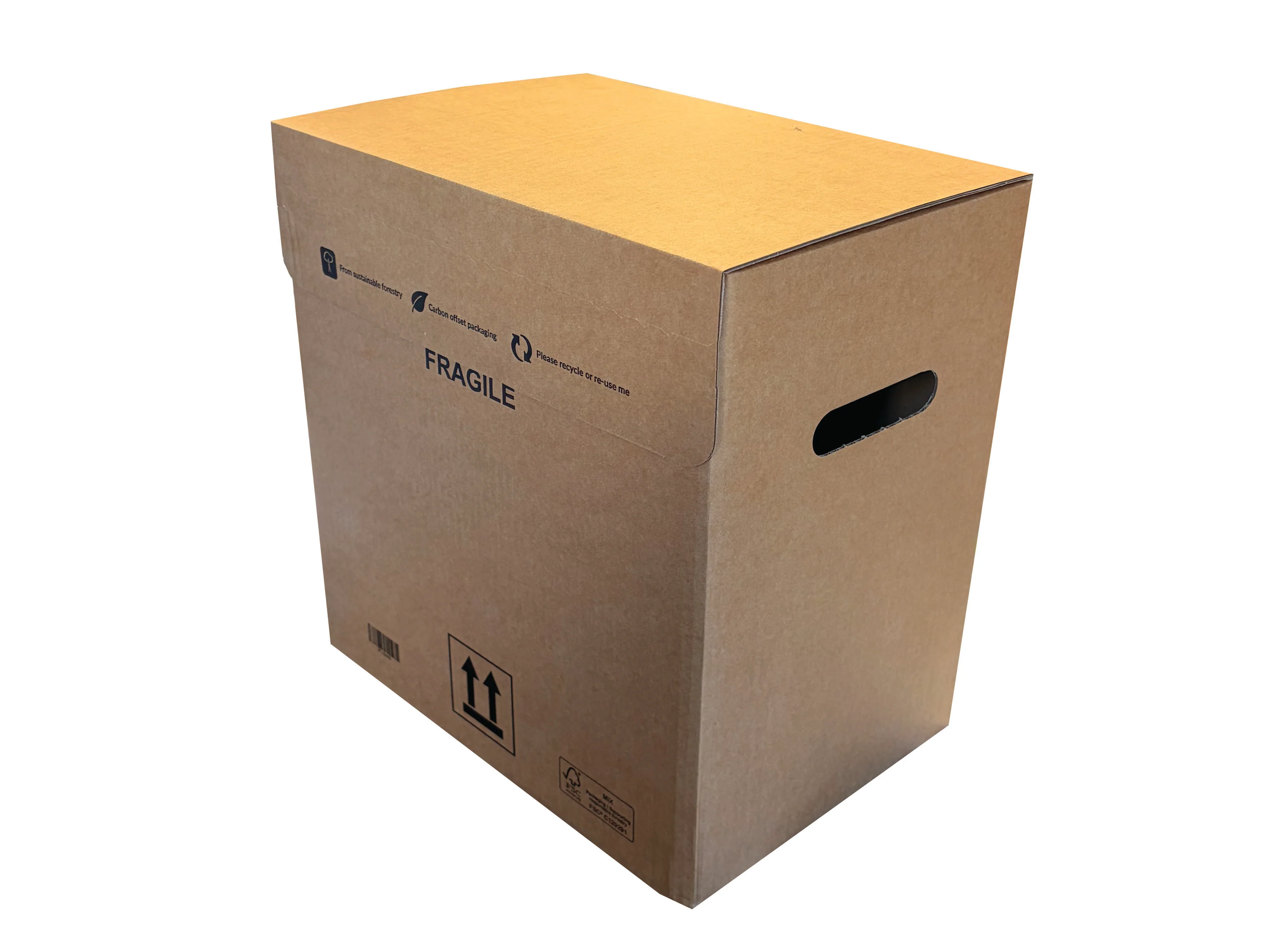 New Printed Strong Single Wall Box - 334mm x 229mm x 368mm - Image 3