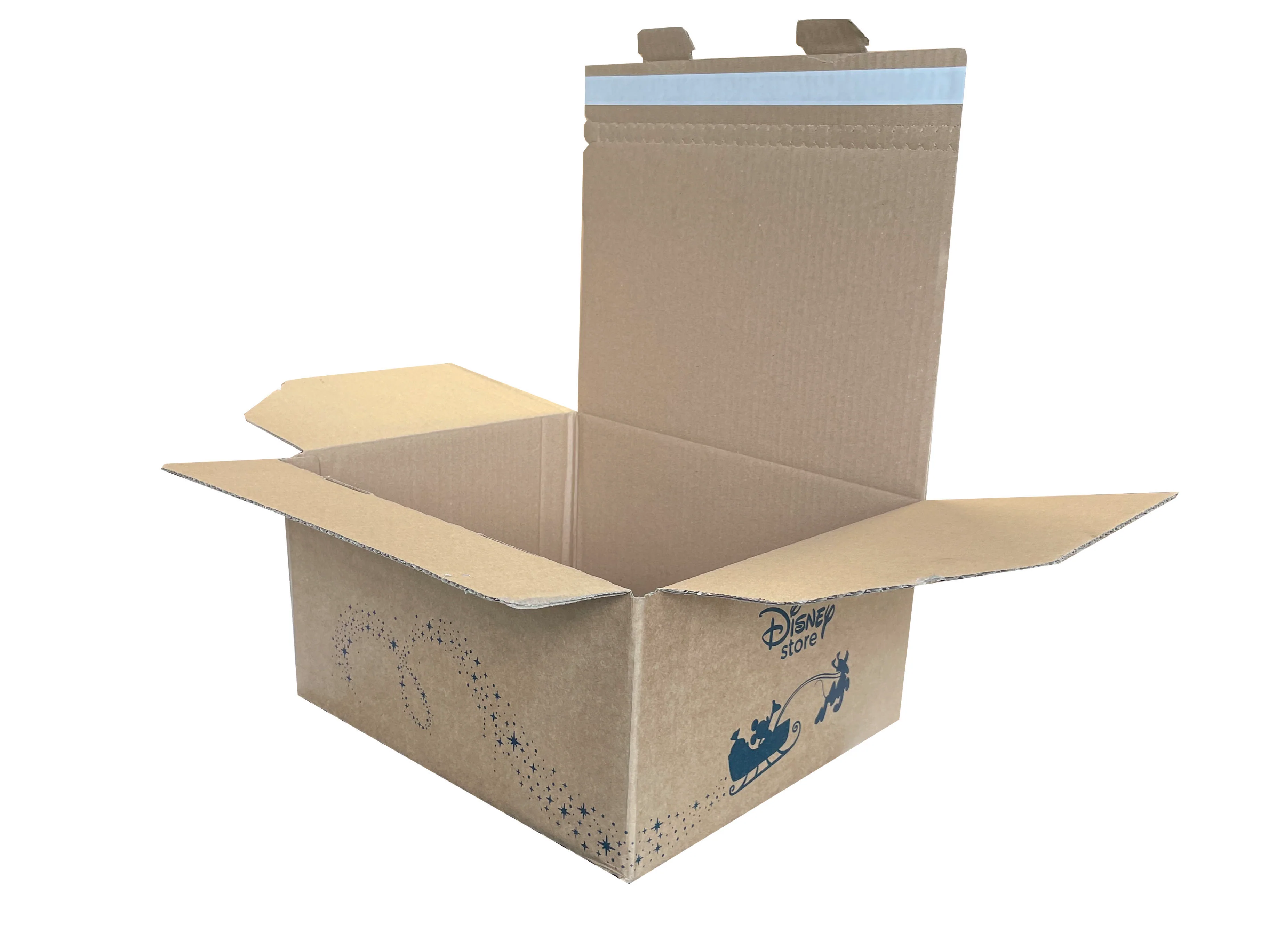 New Printed Strong Single Wall Box - 334mm x 273mm x 150mm