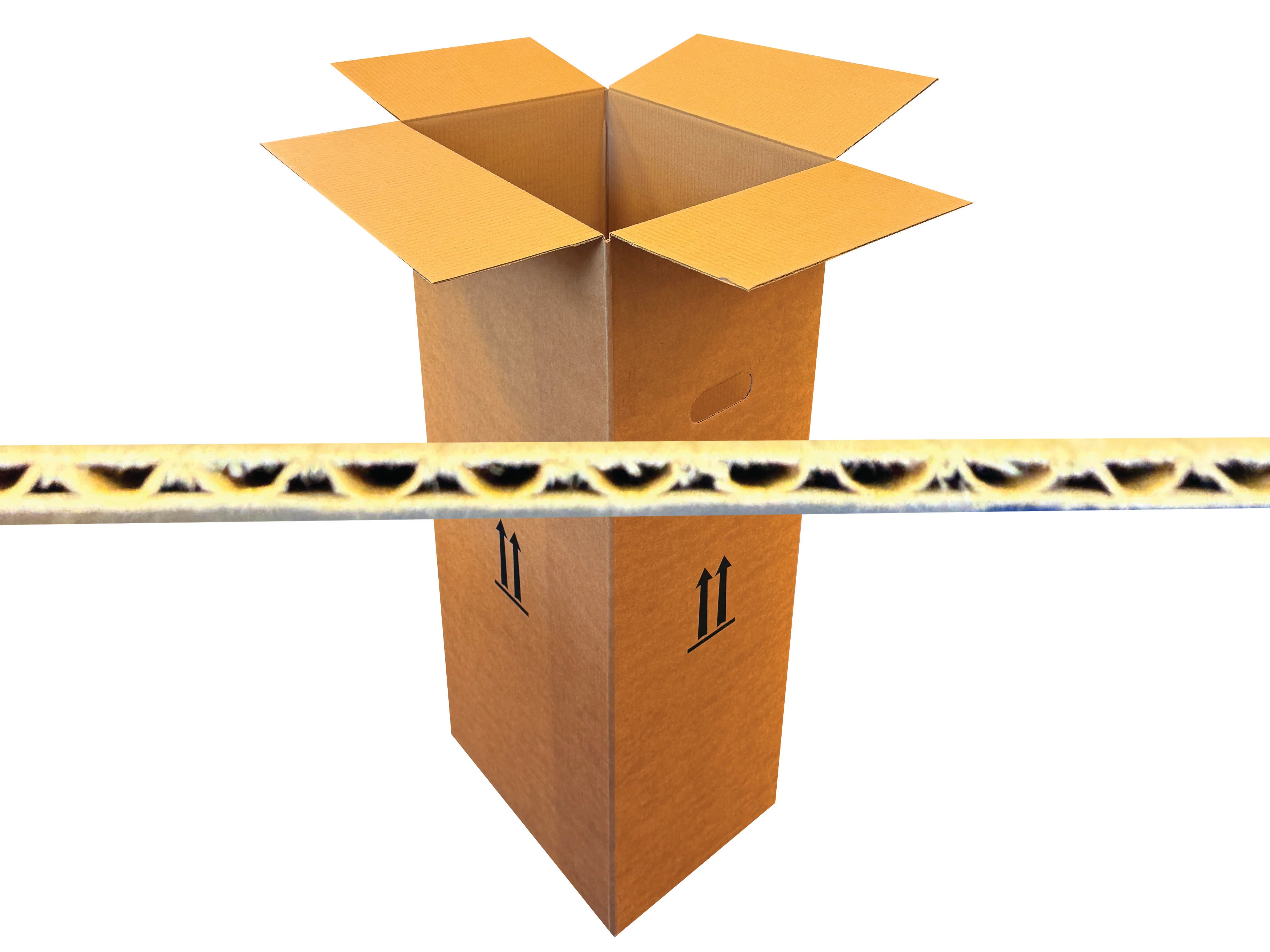 New Printed Strong Single Wall Box - 392mm x 292mm x 862mm - Image 2