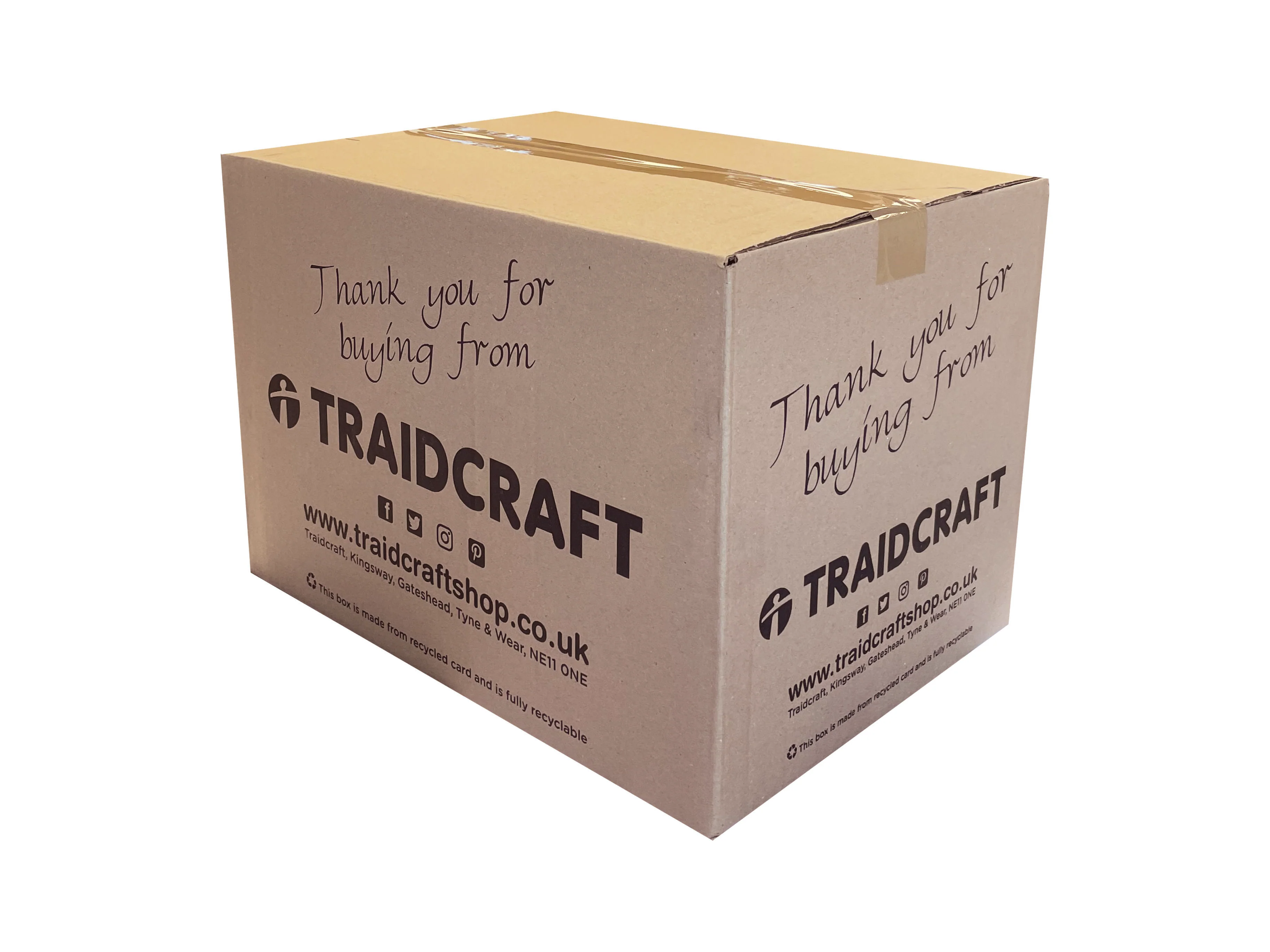 New Printed Strong Single Wall Box - 434mm x 307mm x 300mm - Image 2