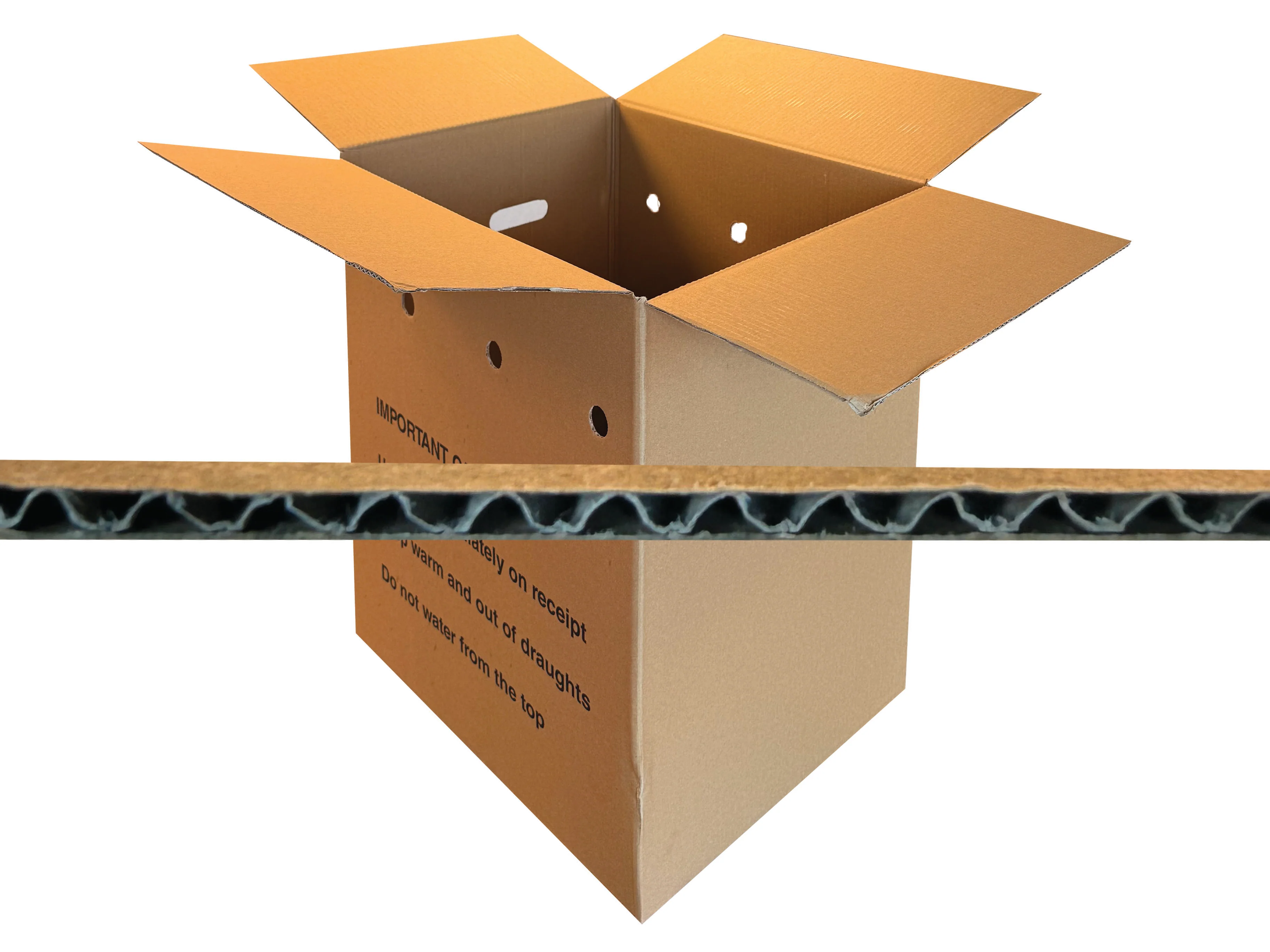 New Printed Strong Single Wall Box - 489mm x 389mm x 529mm - Image 2