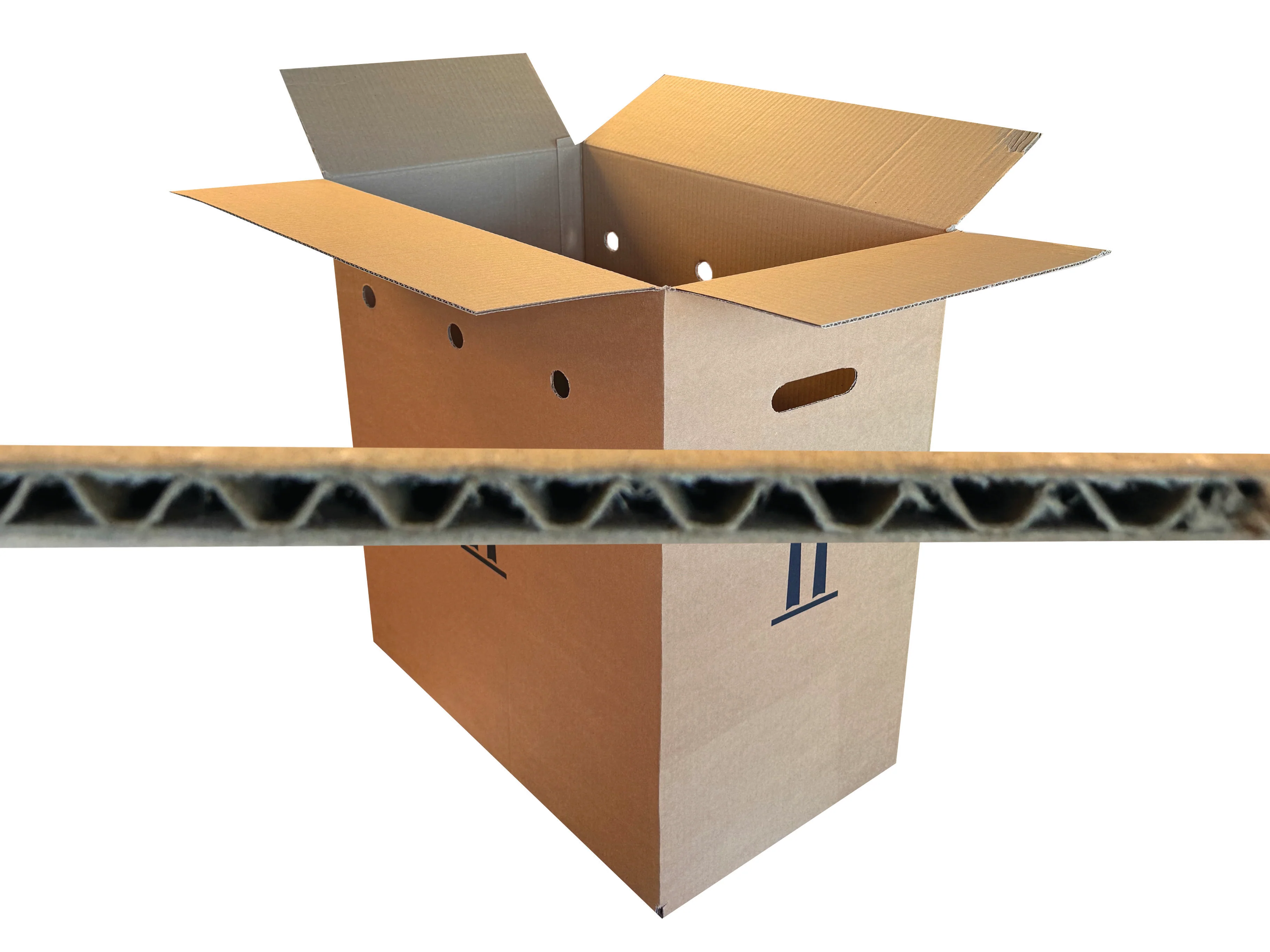 New Printed Strong Single Wall Box - 490mm x 290mm x 550mm - Image 2