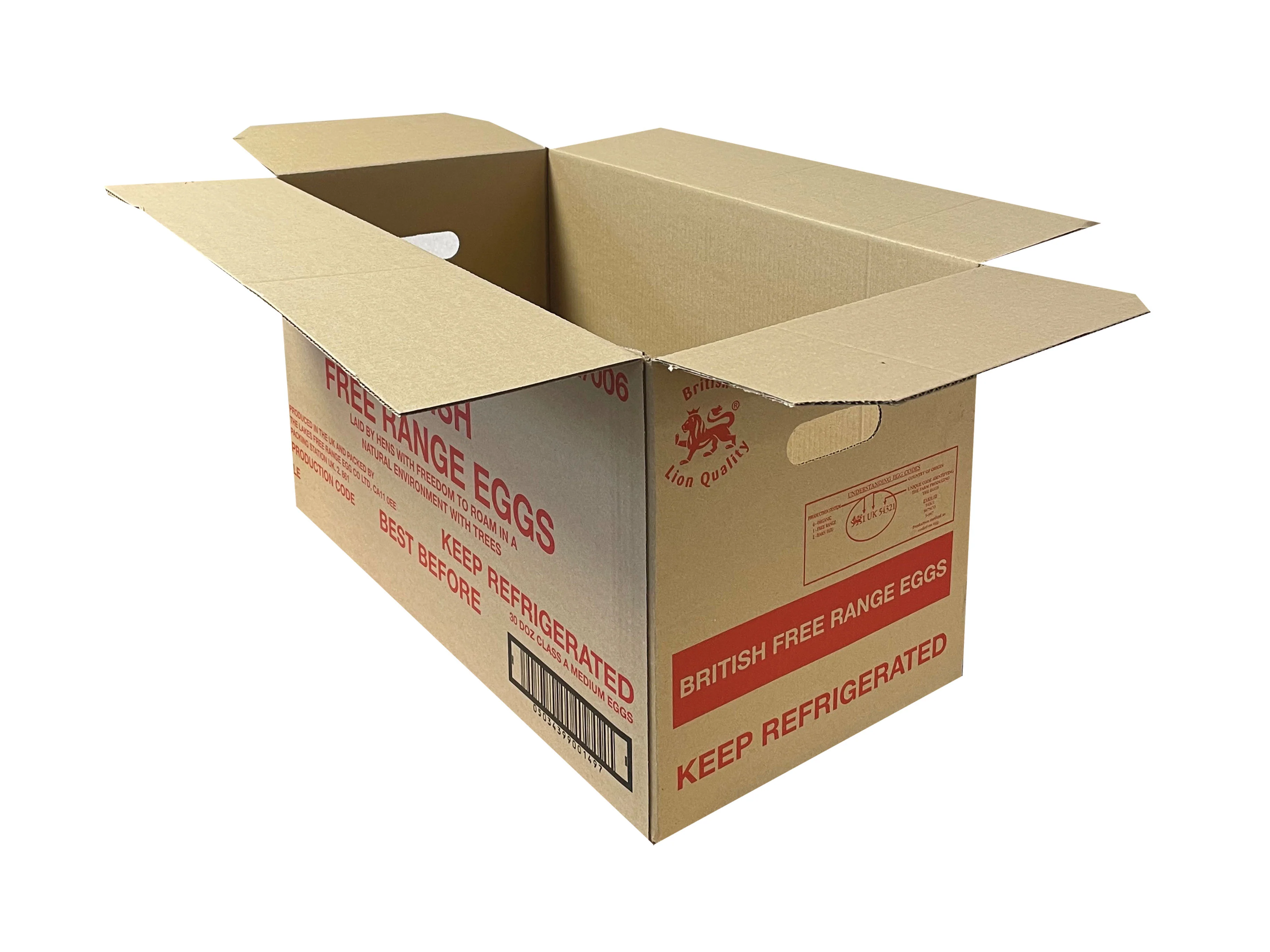 New Printed Strong Single Wall Box - 610mm x 308mm x 342mm