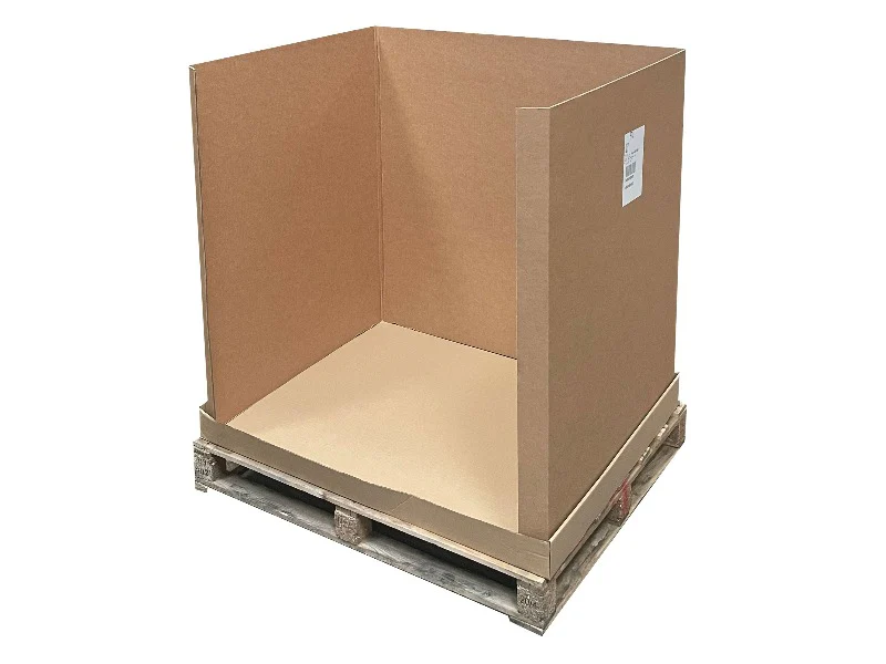 Double Wall Open Side Pallet Boxes With Pallets - 1160mm x 920mm x 1170mm - Image 2