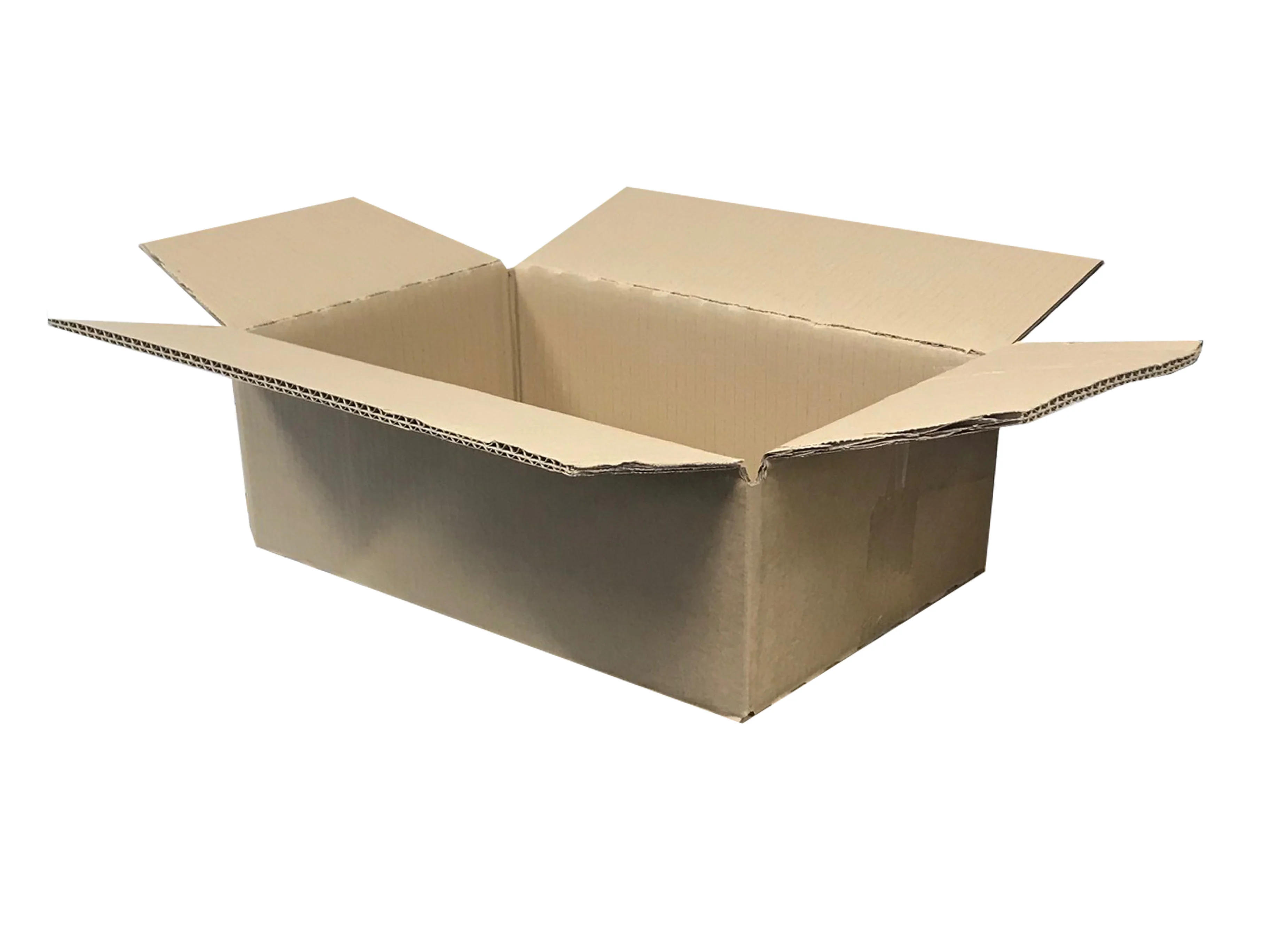 Used Plain Strong Double Wall Box - 375mm x 231mm x 125mm