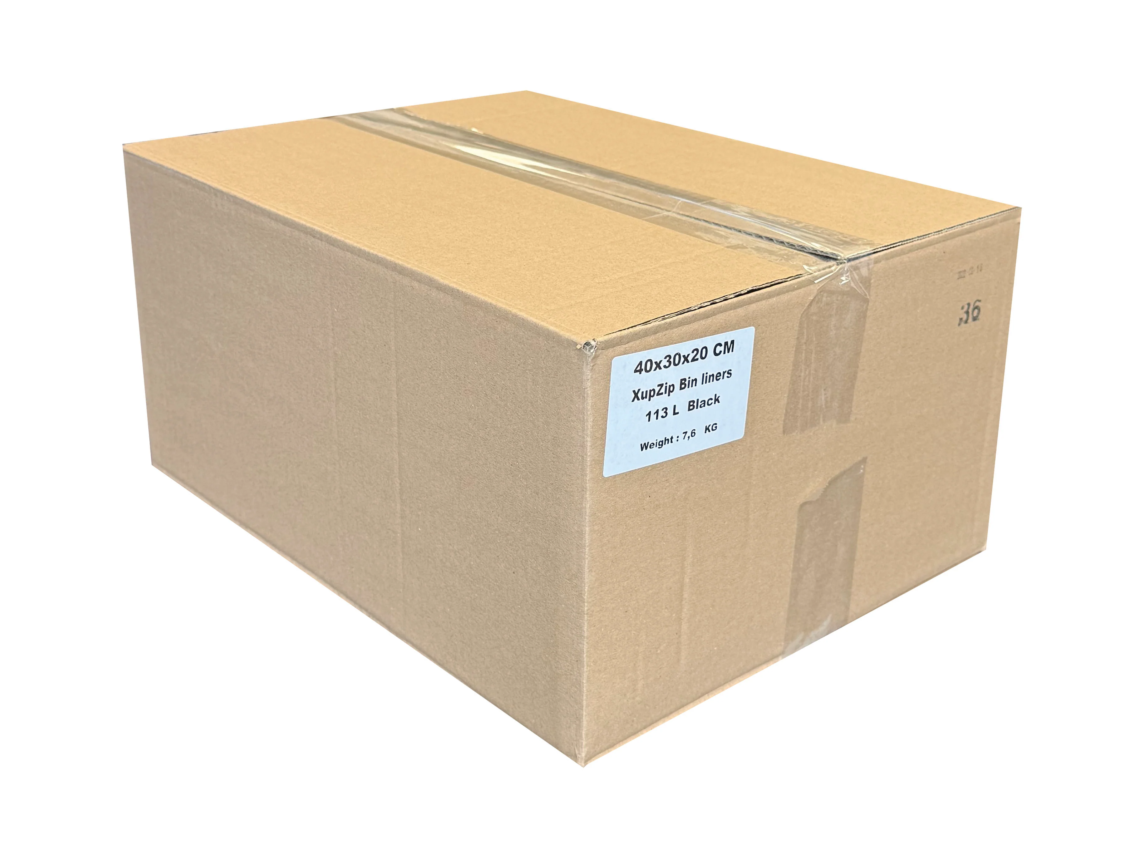 Used Plain Strong Single Wall Box - 380mm x 280mm x 185mm - Image 2