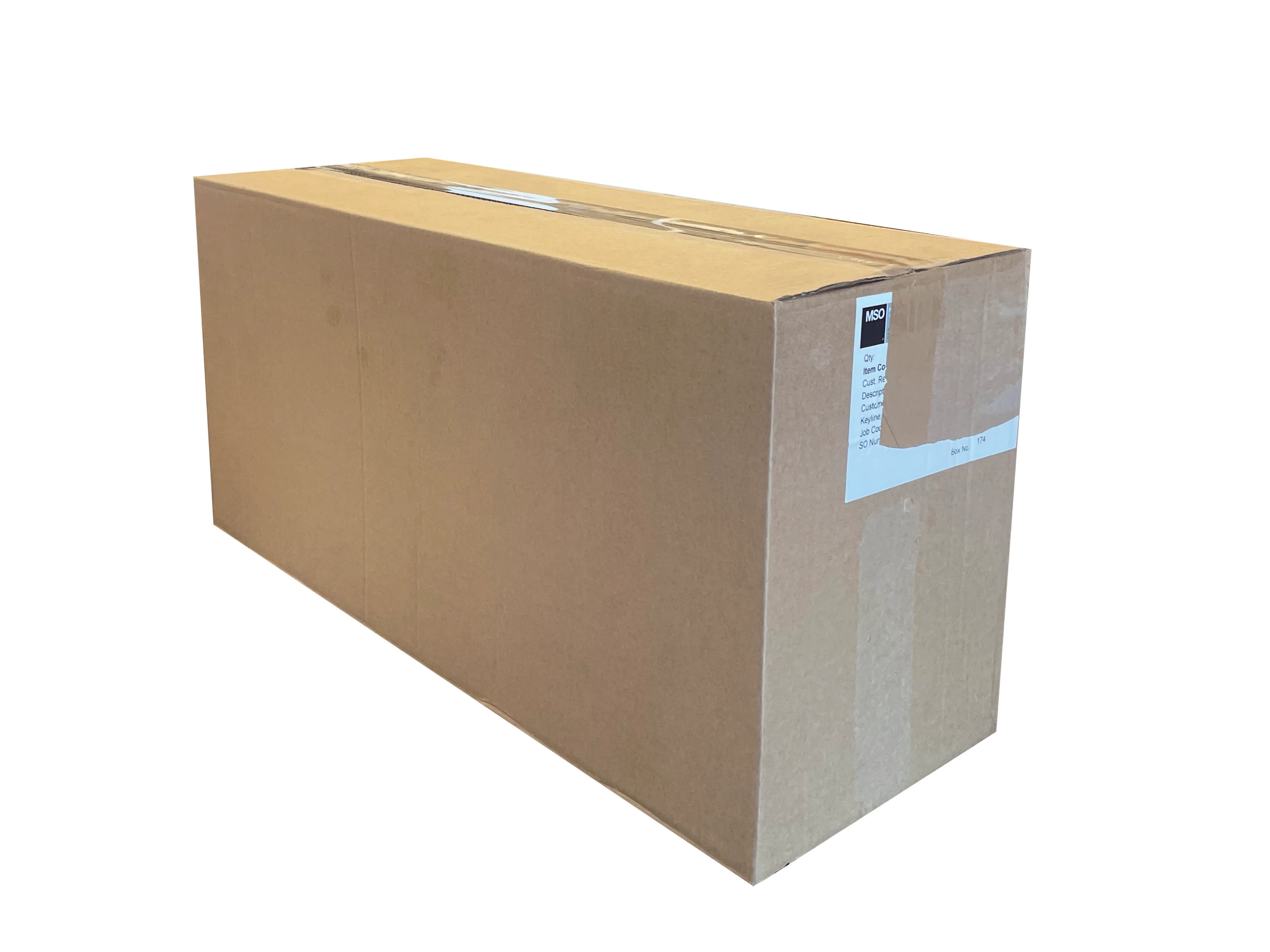 Used Plain Strong Single Wall Box - 590mm x 215mm x 285mm - Image 2