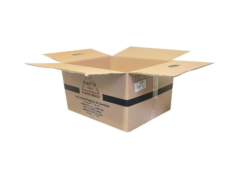 Used Printed Double Wall Box - 480mm x 400mm x 250mm