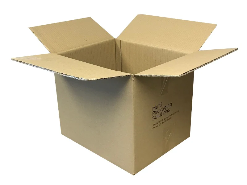 Used Printed Strong Double Wall Box - 380mm x 310mm x 310mm