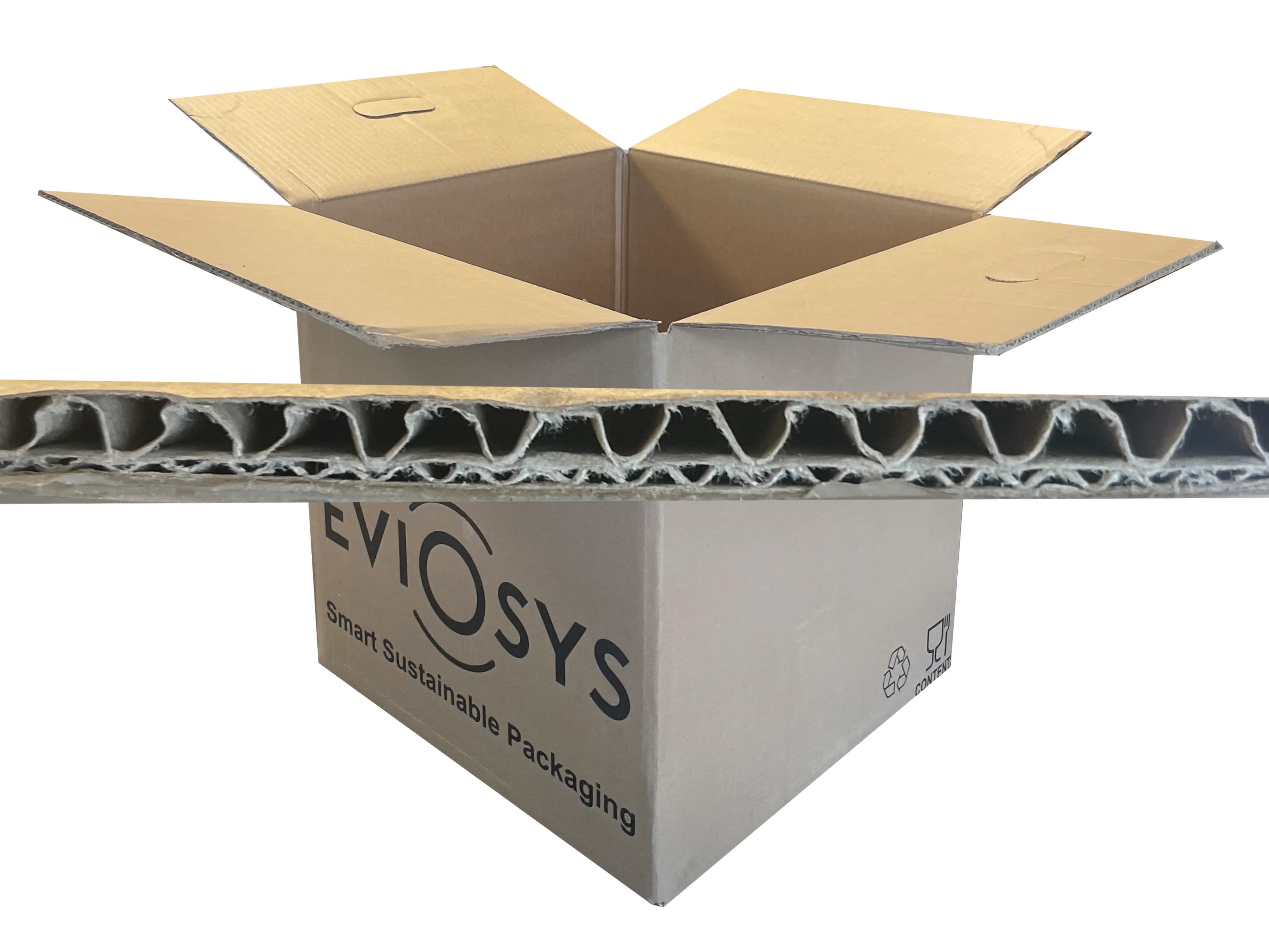 Used Printed Strong Double Wall Box - 385mm x 385mm x 380mm - Image 4