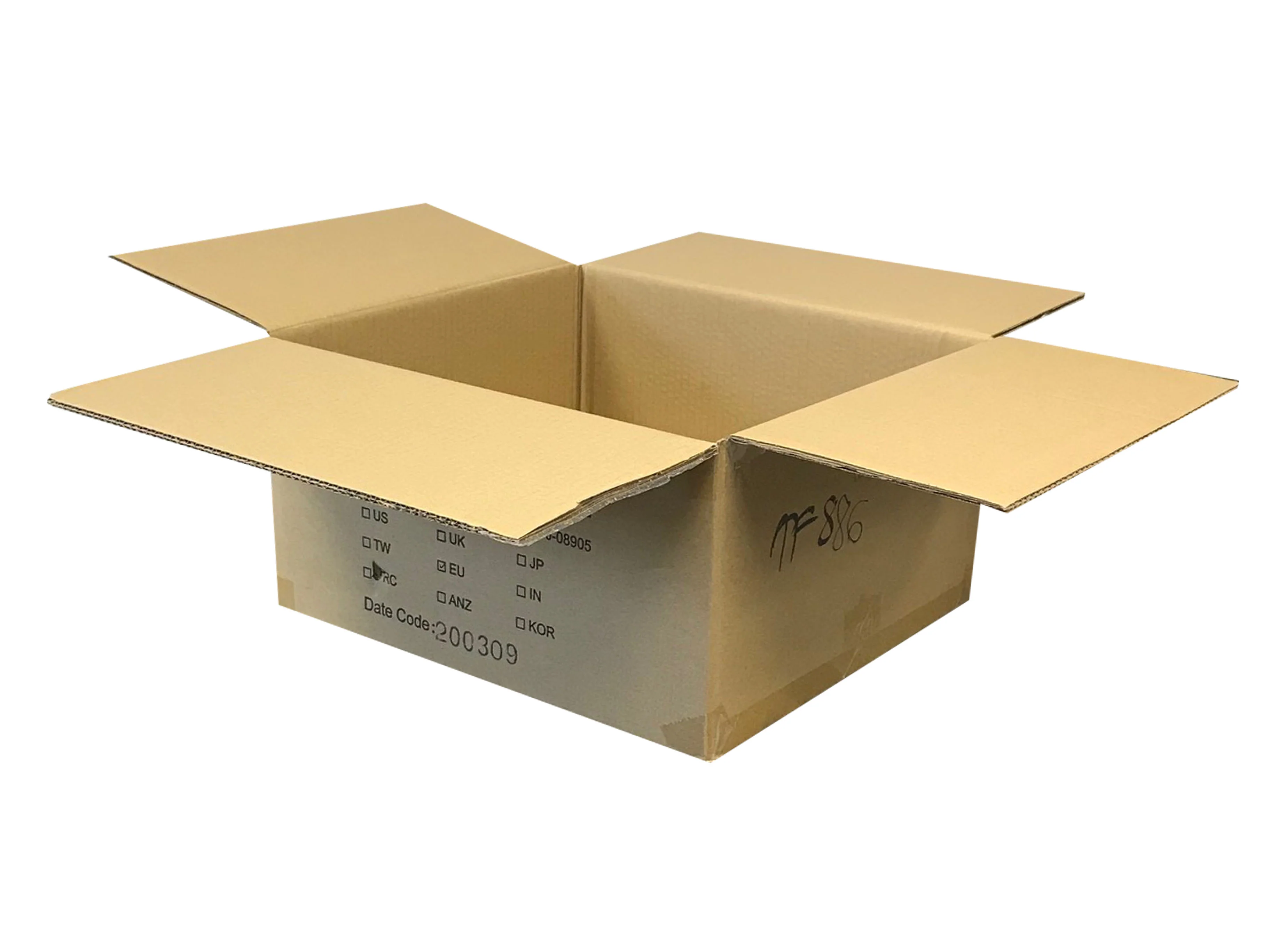Used Printed Strong Double Wall Box - 417mm x 382mm x 210mm