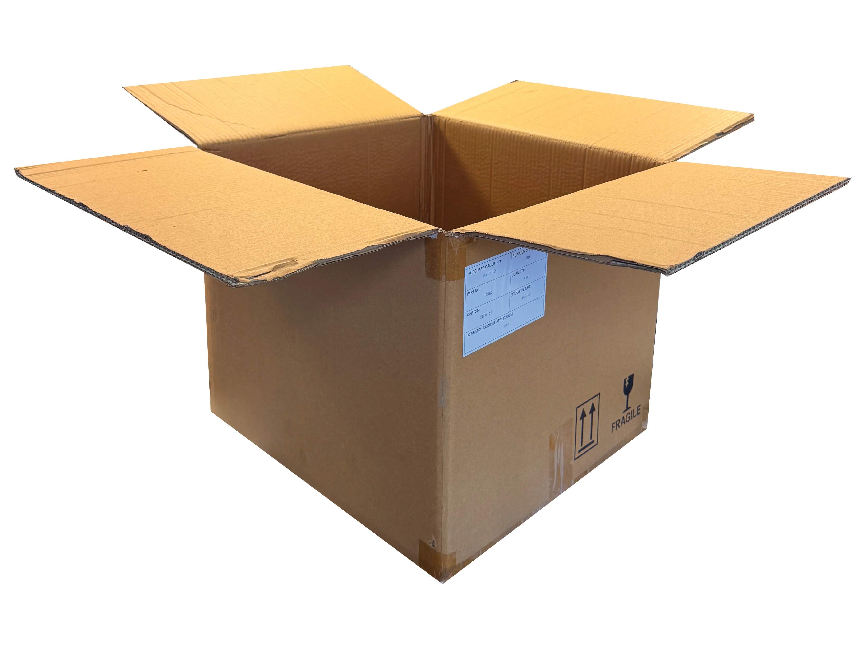 Used Printed Strong Double Wall Box - 465mm x 420mm x 340mm