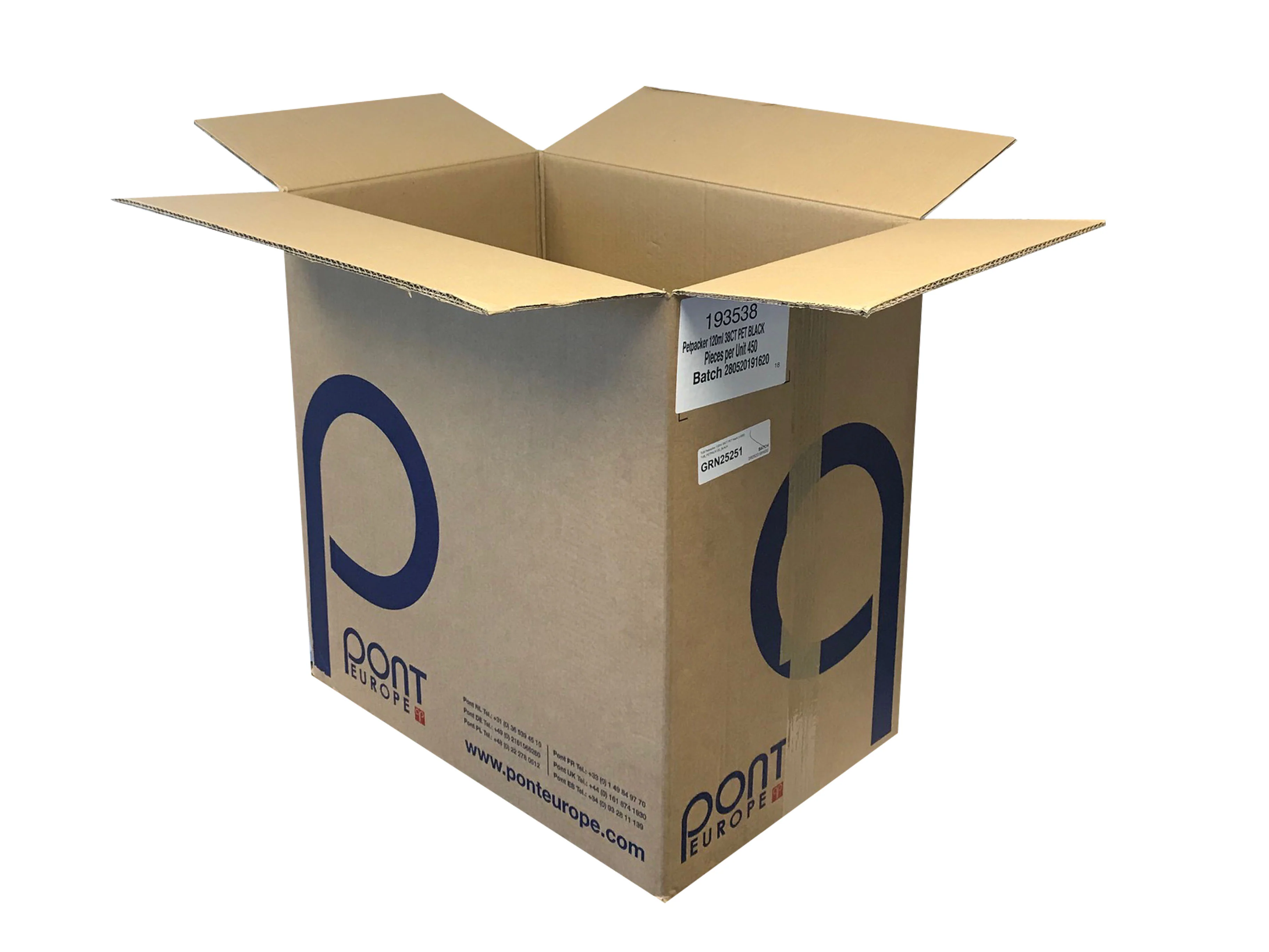 Used Printed Strong Double Wall Box - 573mm x 380mm x 590mm