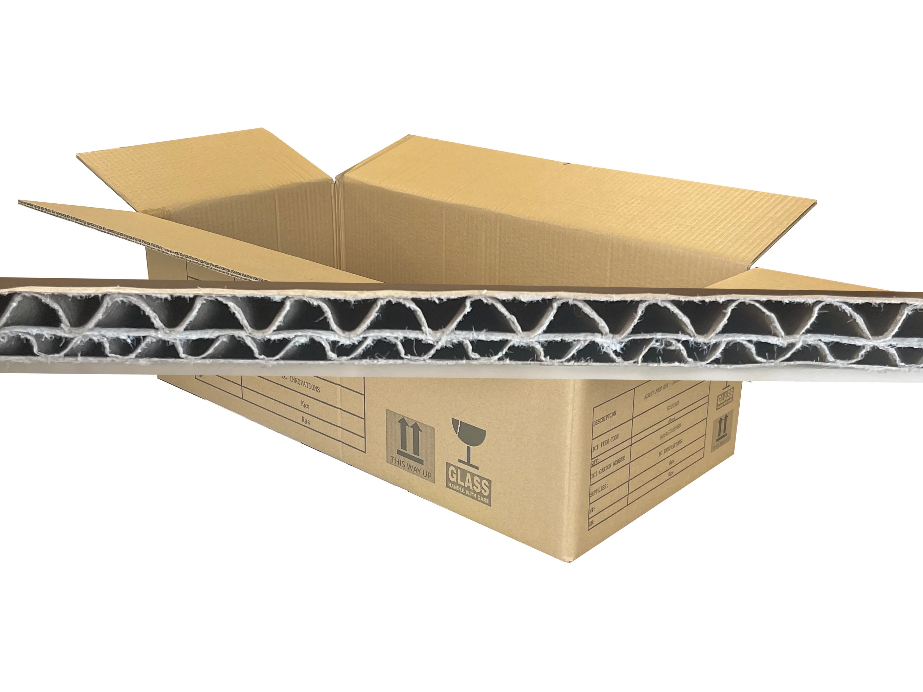 Used Printed Strong Double Wall Box - 670mm x 300mm x 218mm - Image 2