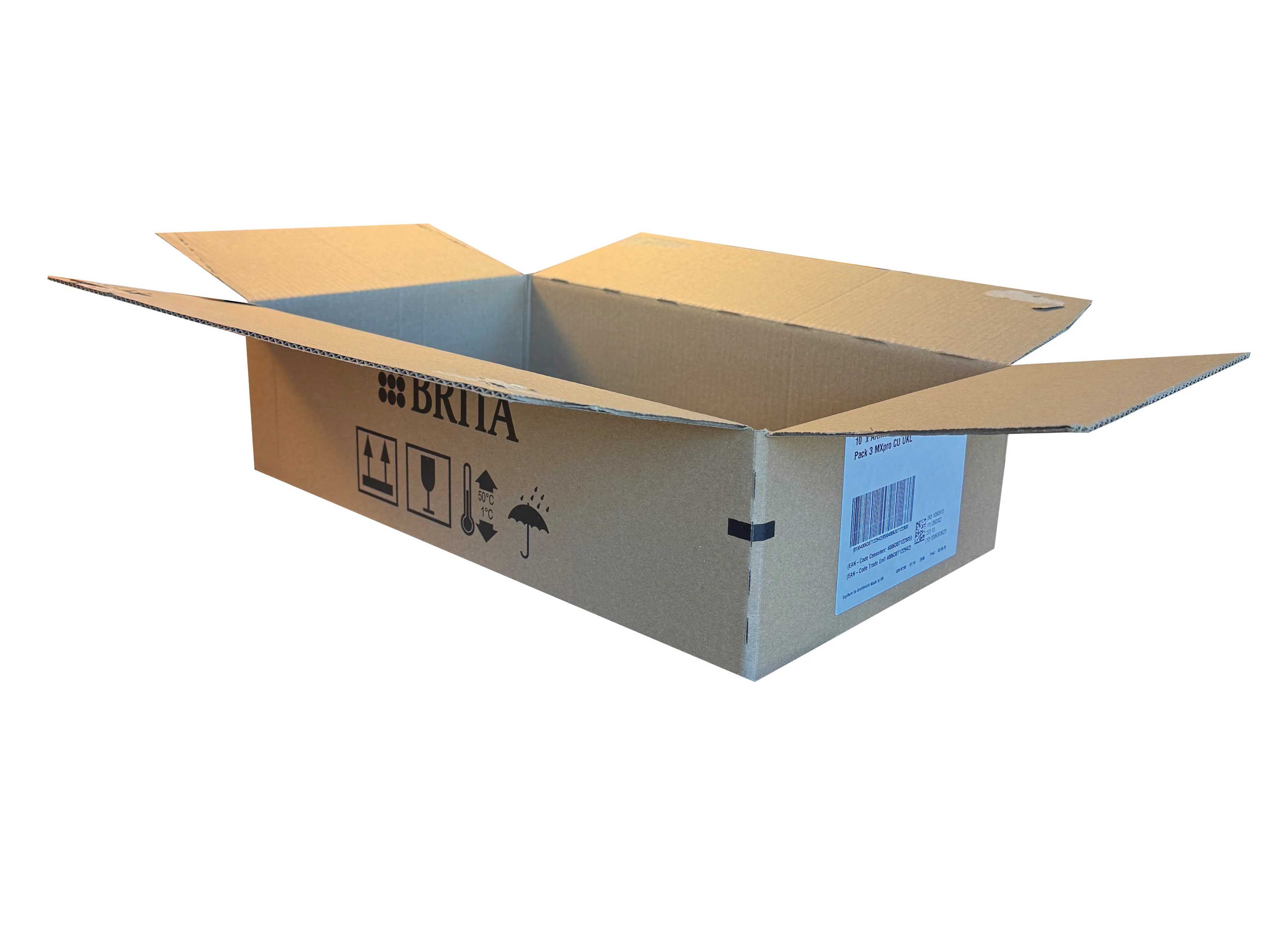 Used Printed Strong Single Wall Box - 498mm x 292mm x 118mm - Image 2