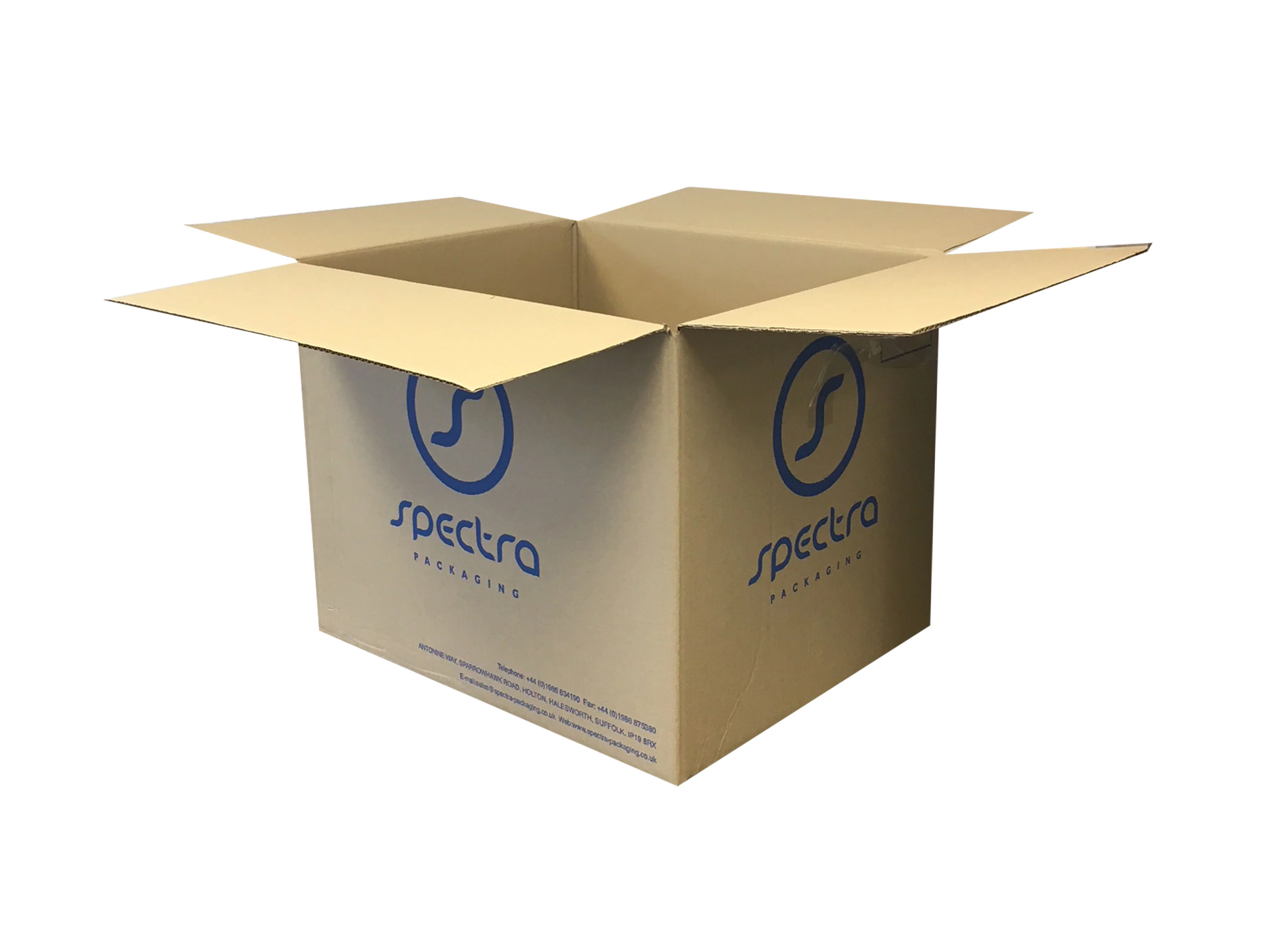 Used Printed Strong Single Wall Box - 585mm x 485mm x 455mm - Image 2